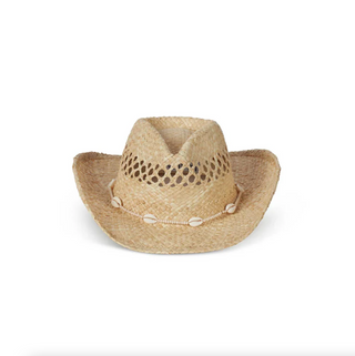Lack of Color Seashell Cowboy Hat - Natural