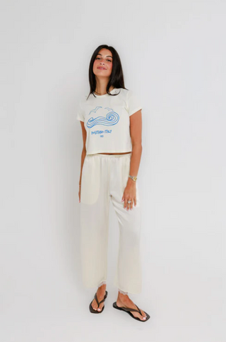Sunny Somewhere Positano Italy - Off White