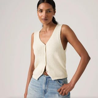 Levi's Helen Mini Boucle Vest - Tofu