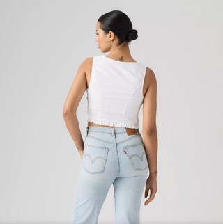 Levi's Teagan Blouse - Mini Eyelet Bright White