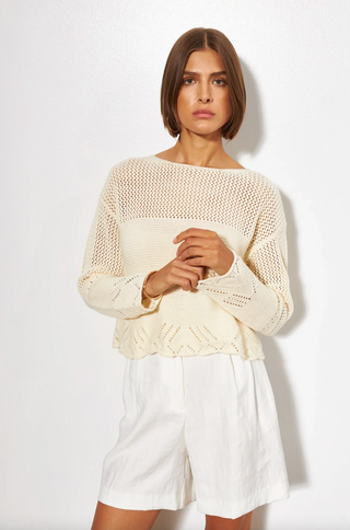 Line The Label Adella Shirt - Creme