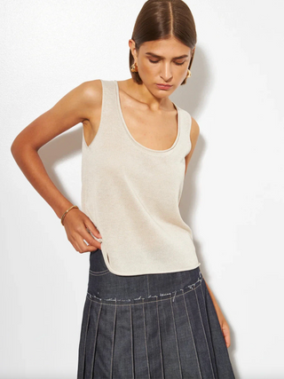 Line The Label Stevie Tank - Seashell Shimmer