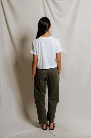 Perfectwhitetee Cher Ringspun Cotton Tee - White