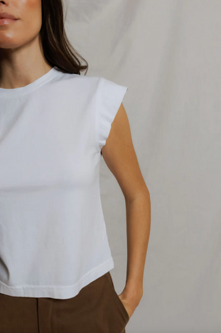 Perfectwhitetee Porter Supima Cotton SS Tee - White
