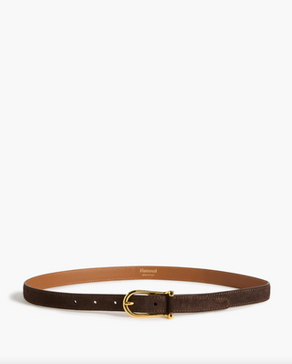 Flattered Betty Belt - Chocolate Suede