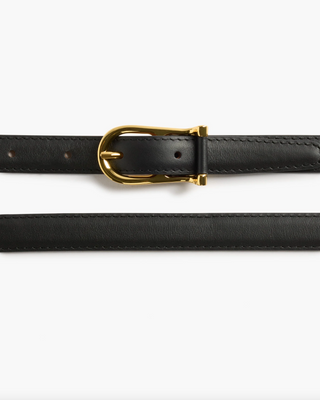 Flattered Betty Belt - Black Leather