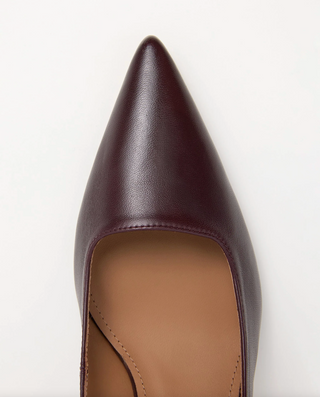 Flattered Franchesca Heel - Burgundy