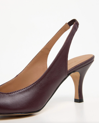 Flattered Franchesca Heel - Burgundy