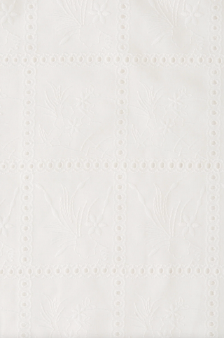 Faithfull Serafina Mini Dress - Handkerchief Broderie White