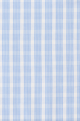 Faithfull Chiara Midi Dress - Paloma Check Light Blue White