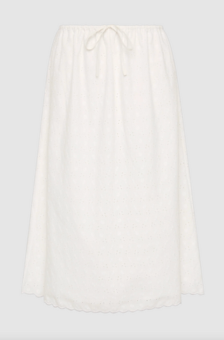 Faithfull Santana Skirt - Lucy Broderie White
