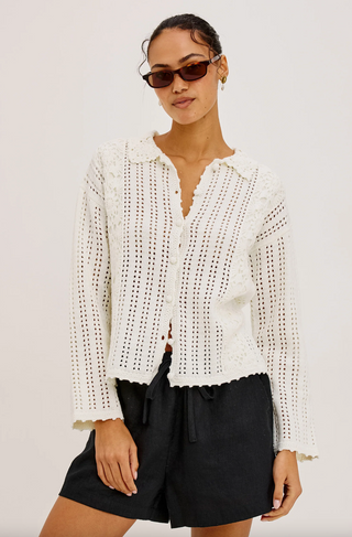 Rails Jenni Cardigan - Ivory
