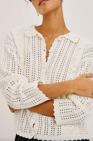 Rails Jenni Cardigan - Ivory