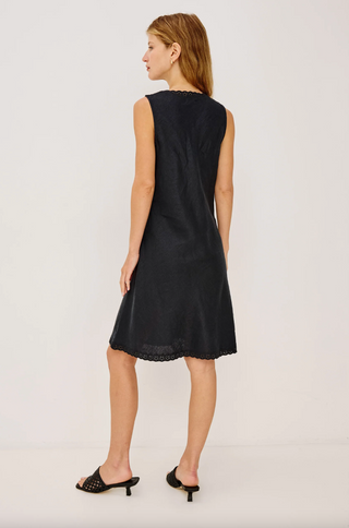 Rails Bex Dress - Black Linen