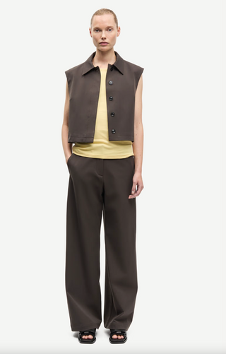 Samsoe Saheaven Trousers - Mulch
