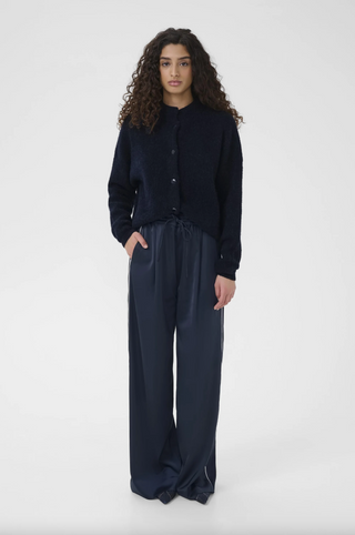Gestuz Alpha Short Cardigan - Navy Melange