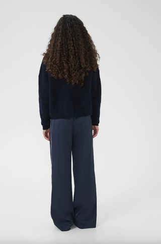 Gestuz Alpha Short Cardigan - Navy Melange