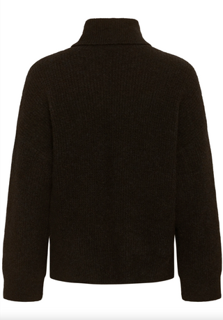 Gestuz Alpha Rollneck - Ganache Melange