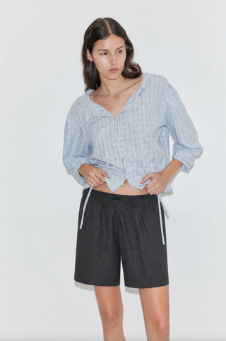 Deiji Studio Corded Top - Powder Check