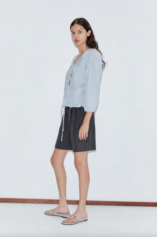 Deiji Studio Corded Top - Powder Check