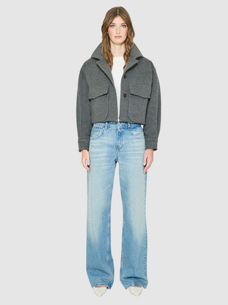 HiSO Abigail Jacket in Heather Grey