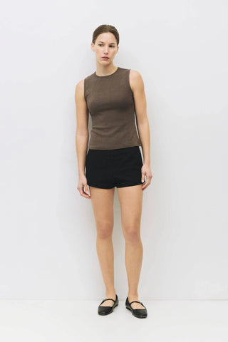 All Row The Kailey Top - Brown