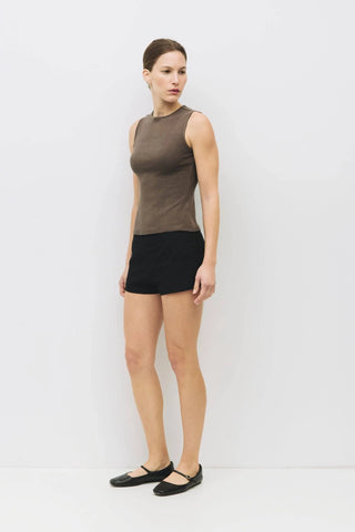 All Row The Kailey Top - Brown
