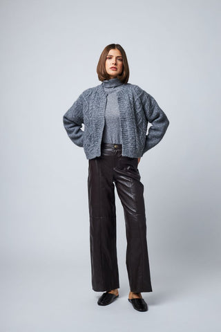 Line the Label Amabella Sweater in Rocky Slate