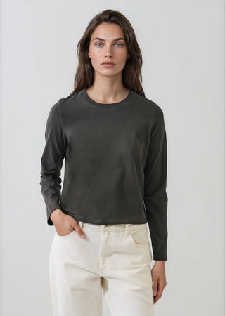 Patrick Long Sleeve Iconic Sublime Baby Tee - Thyme