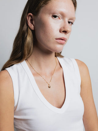 Wolf Circus Sun Charm Necklace - Gold