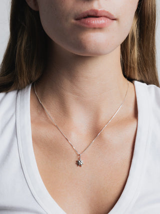 Wolf Circus Sun Charm Necklace - Silver