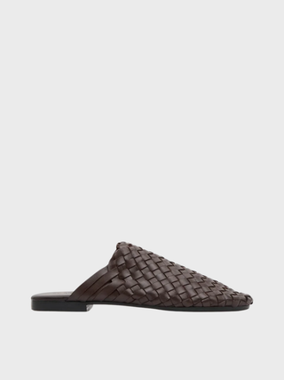 St. Agni Bunto Woven Slides in Chocolate