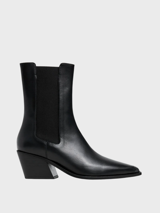 Flattered Sandra Leather Boot in Black