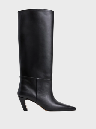 Flattered Xia Leather Boot in Black