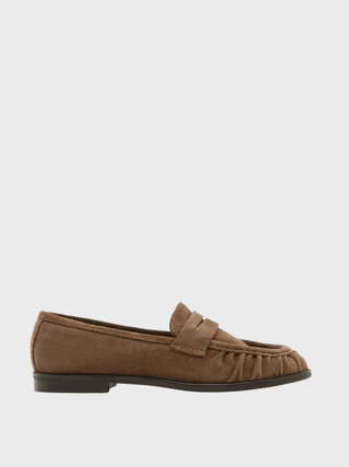Sister x Soeur Maren Loafer in Taupe Suede