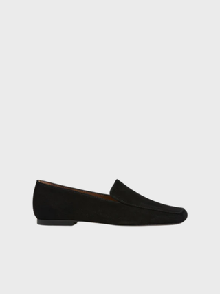 Flattered Ellis Suede Loafer in Black