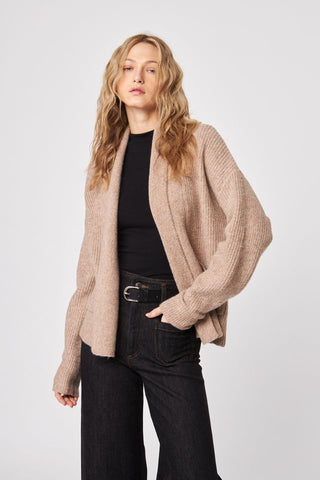 John + Jenn Noah Cardigan in Latte