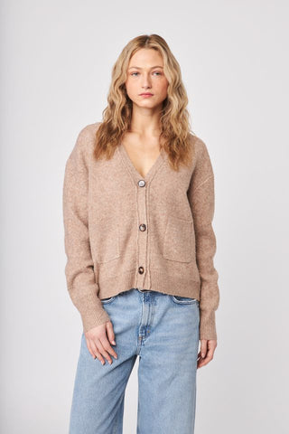 John + Jenn Braxton Cardigan in Latte