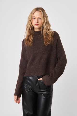 John + Jenn Oliver Sweater in Chocolate