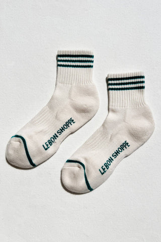 Girlfriend Socks (wholesale): Egret