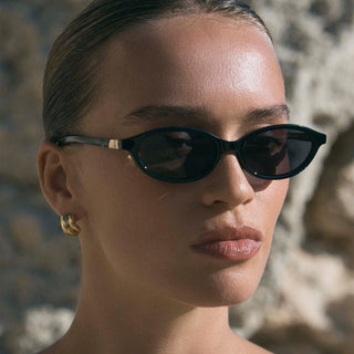 Le Specs Duskfall Sunglasses - Black Smoke Mono