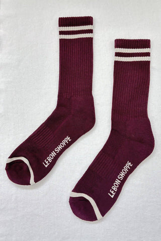 EXTENDED Boyfriend Socks (wholesale): Ice