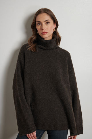 Line The Label Mavis Sweater - Mocha