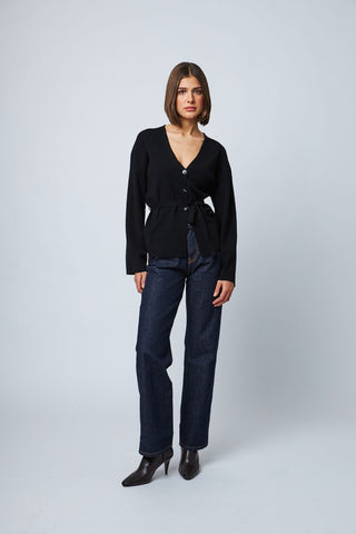 Line the Label Marceline Sweater in Caviar