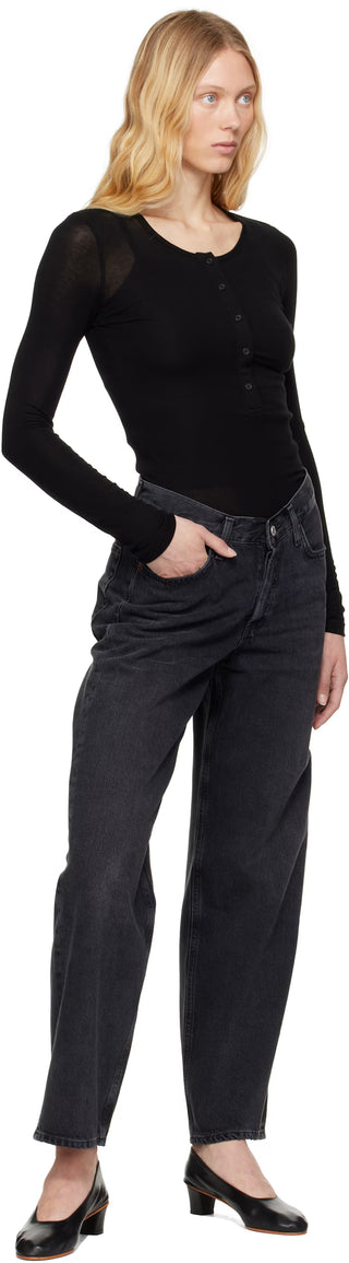 Agolde V-Waist Baggy In Hitch