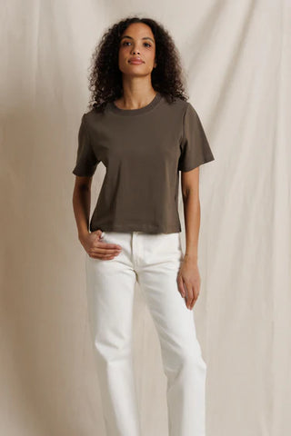 Perfectwhitetee Atlas Crewneck Tee - Dark Olive