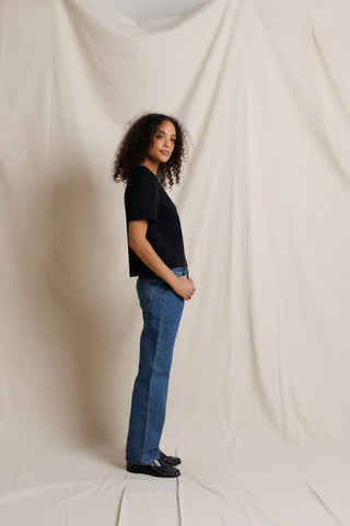 Perfectwhitetee Atlas Crewneck Tee - True Black