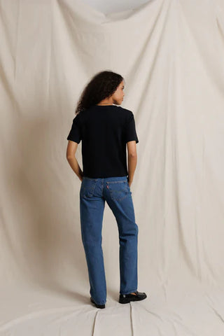 Perfectwhitetee Atlas Crewneck Tee - True Black