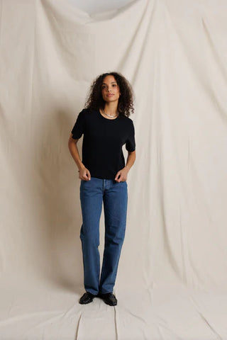 Perfectwhitetee Atlas Crewneck Tee - True Black