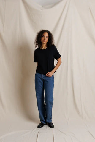 Perfectwhitetee Atlas Crewneck Tee - True Black